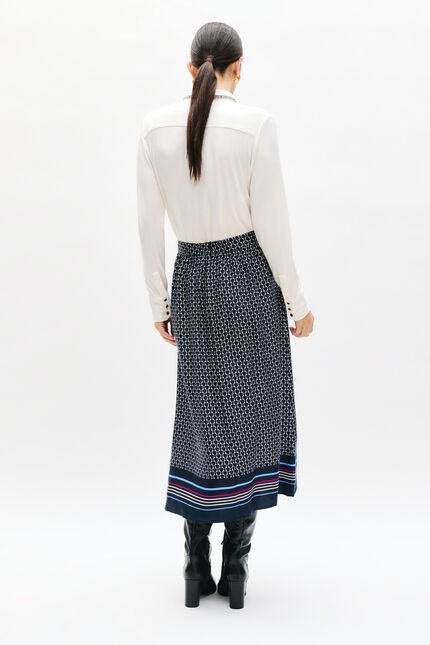 Santana rok marineblauw vrouw