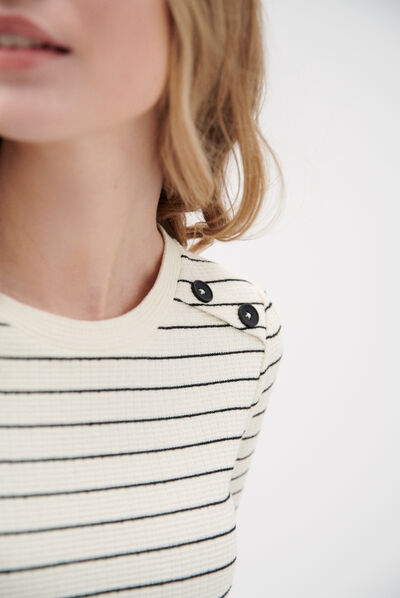 t-shirt regina ivoire femme