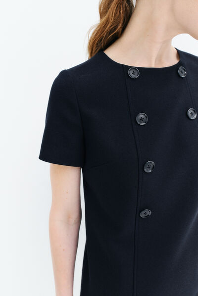 robe saphir bleu marine femme