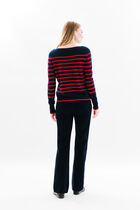 Mzoely 100% cashmere sweater navy blue woman