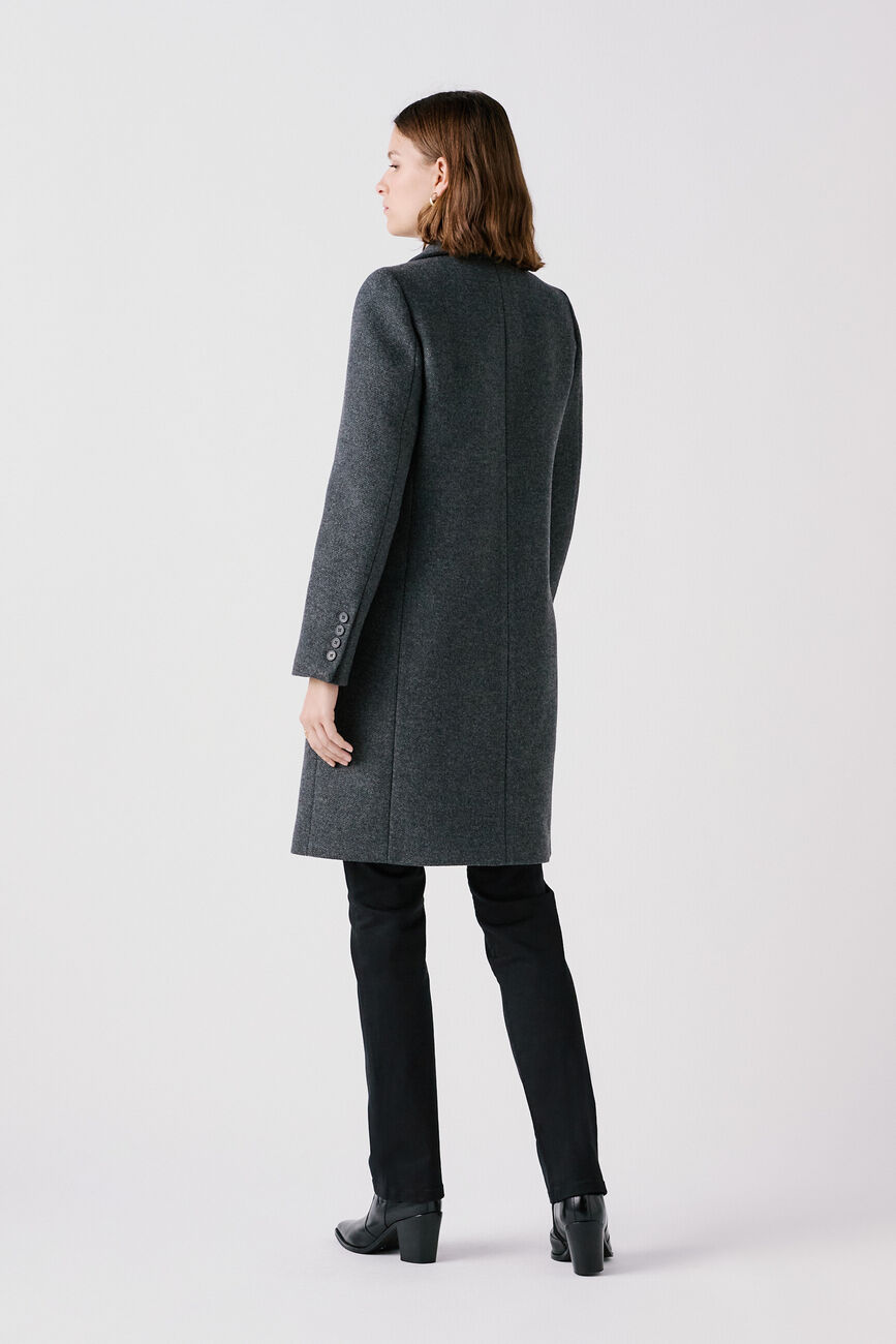 Gerard coat dark grey woman