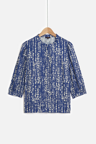 chemisier anya bleu femme