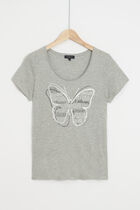 Jamelia t-shirt grey woman