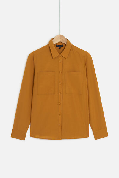 Camisa Eden amarillo mostaza mujer