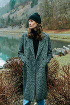 Ganix coat dark grey woman