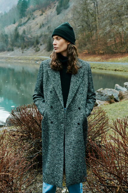 Ganix coat dark grey woman