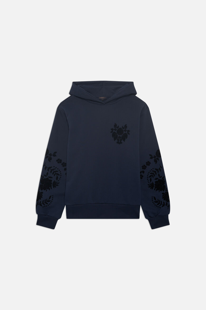 Sweatshirt Thoen bleu marine femme
