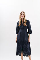 Romy dress navy blue woman