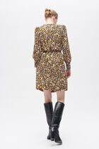 Alice3 dress cognac brown woman