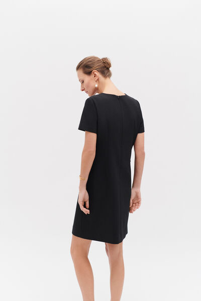 robe cannelle noir femme
