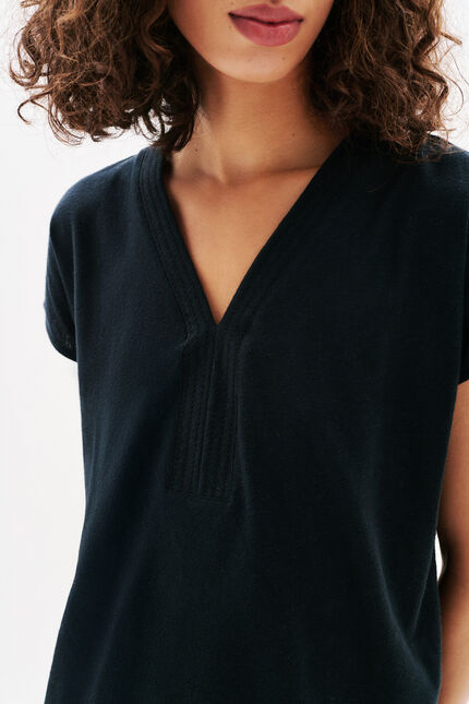 T-shirt Tikat3 noir femme