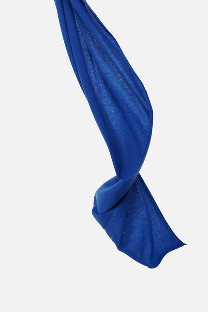 Echarpe mabel 100% cachemire bleu electrique femme