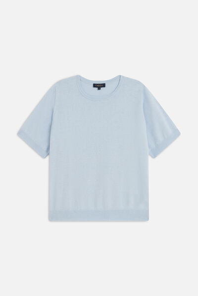 Jersey maria azul celeste mujer