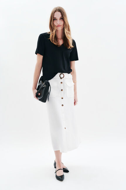 T-shirt Thuga noir femme