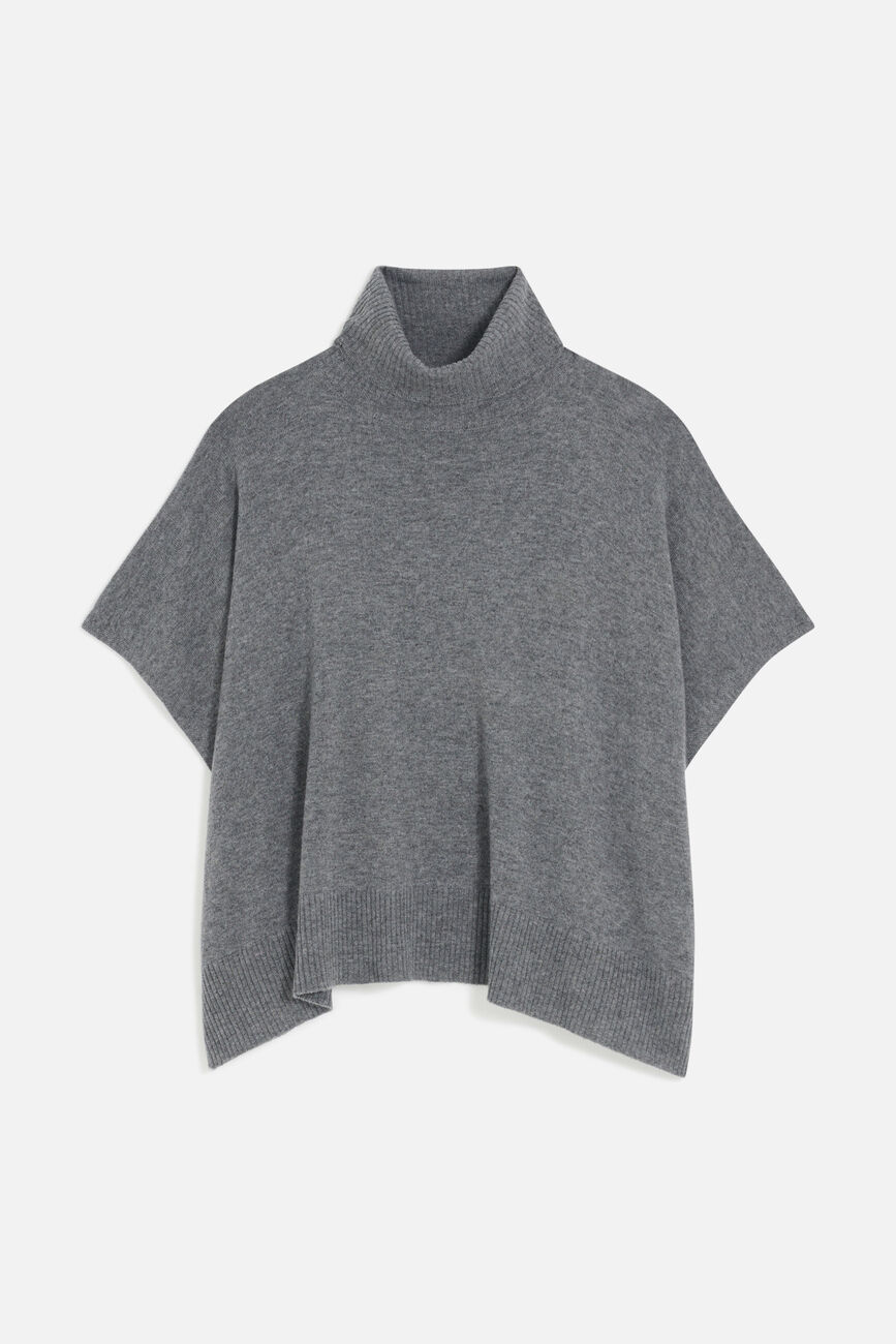 helise poncho grey woman