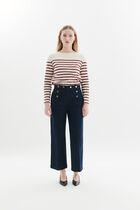 Paolinodenim trousers raw denim woman