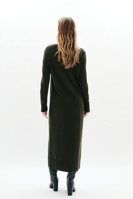 Vestido Rmisty verde caqui mujer