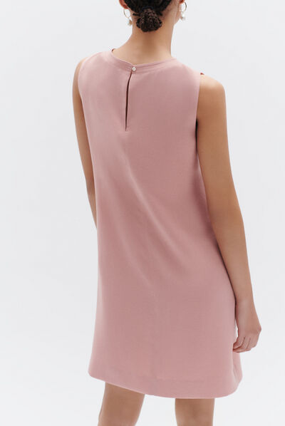 robe salome vieux rose femme