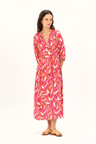 ribye dress bright pink woman