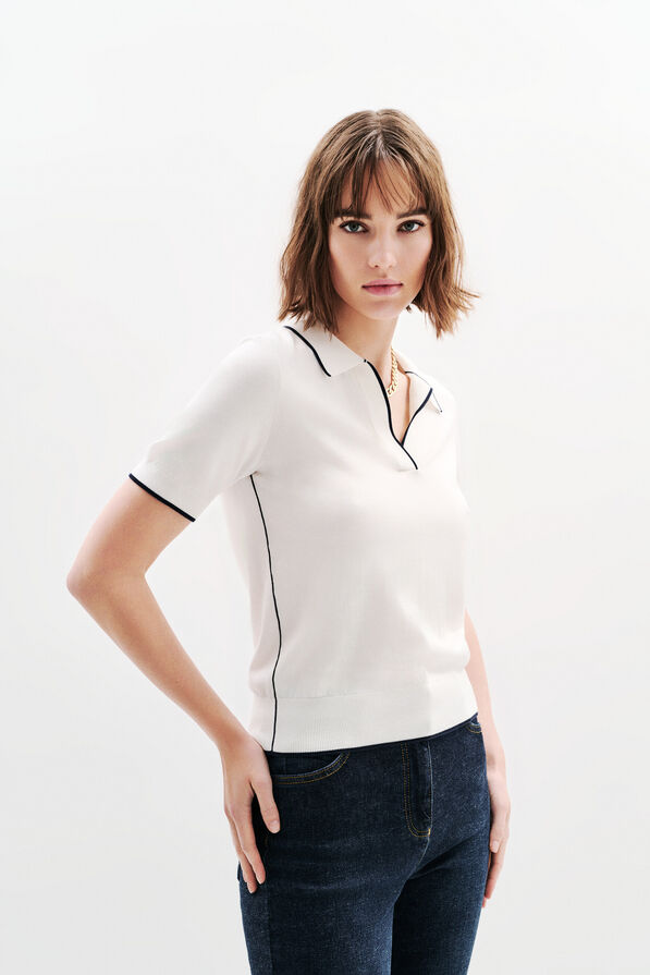 Pull Mjeremy ecru femme