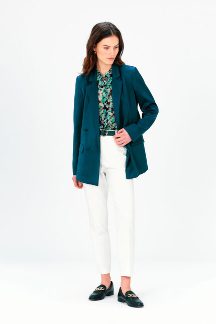 Veste violon bleu petrole femme