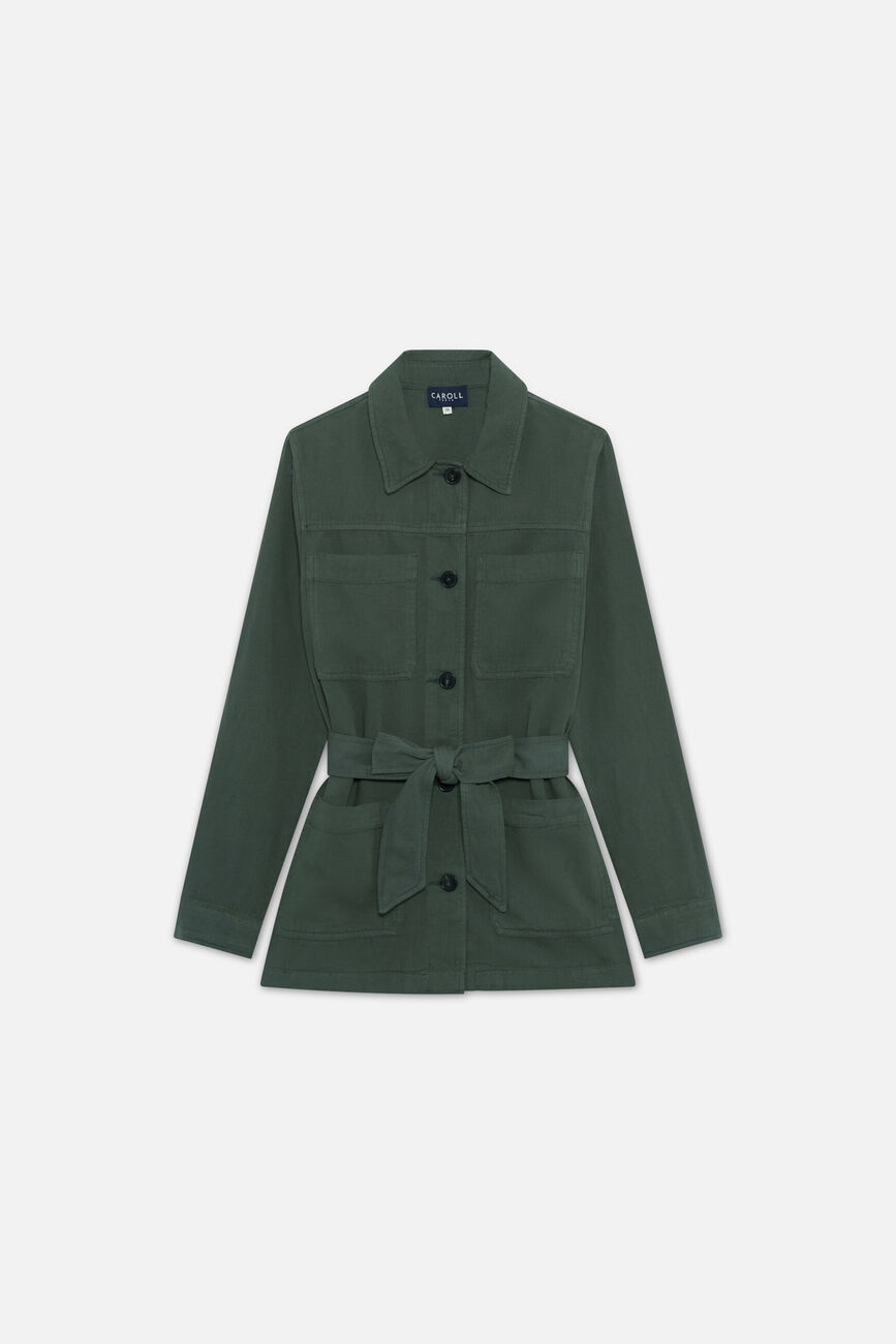 Veste Saharienne Vkelly2 vert kaki femme