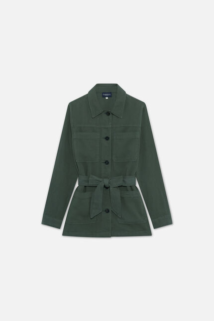 Jaqueta Saharienne Vkelly2 verde caqui mulher