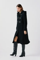 Ganville coat black woman