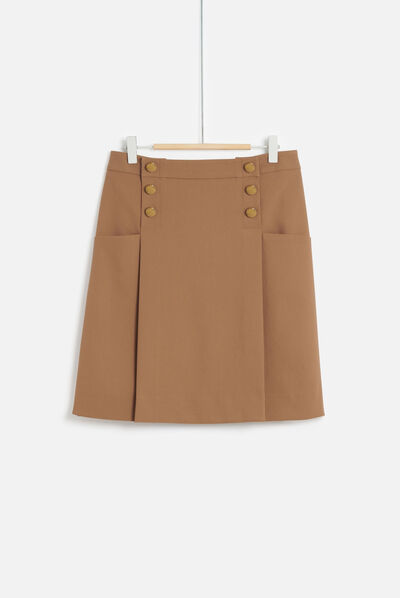 Jupe gabriel camel femme