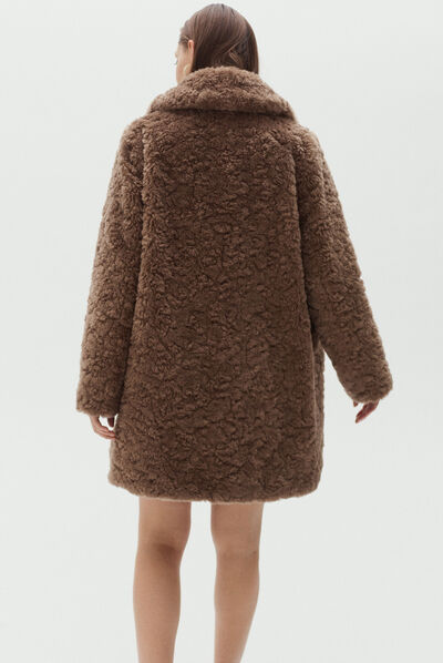 Cappotto Clovis grigio talpa donna