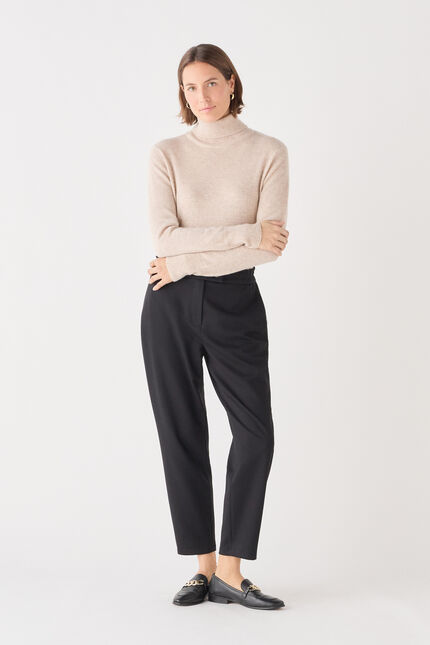 Pantalon prestige noir femme