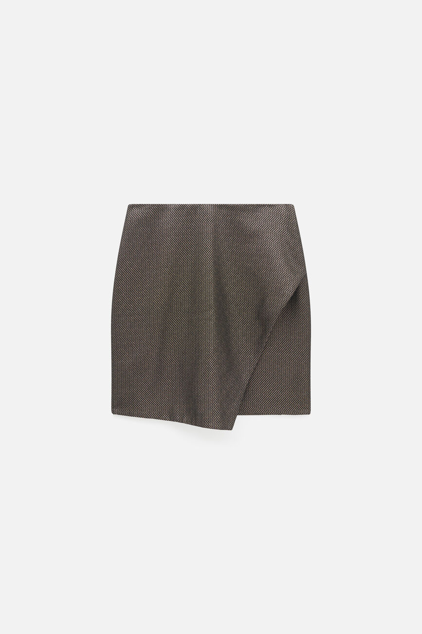 Jupe Jenezia couleur or femme
