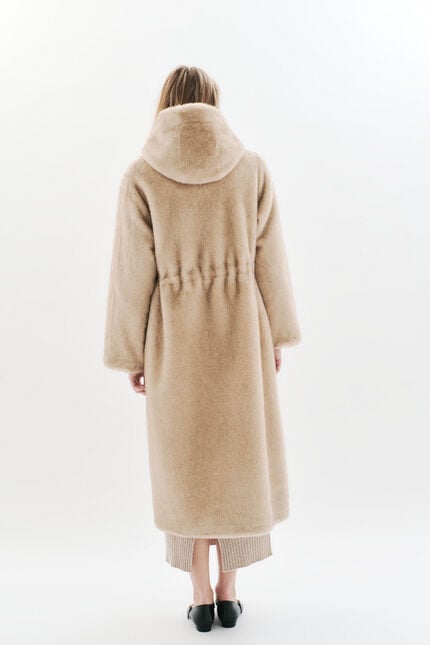 manteau gapuchonlong gris clair femme Manteau Gapuchonlong gris clair femme