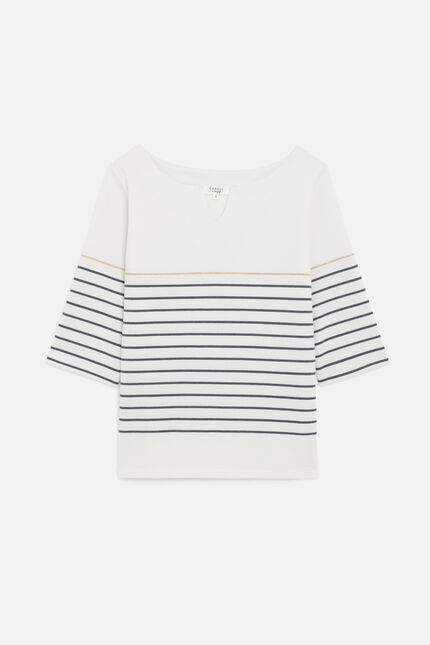 T-shirt tolympia marfim mulher