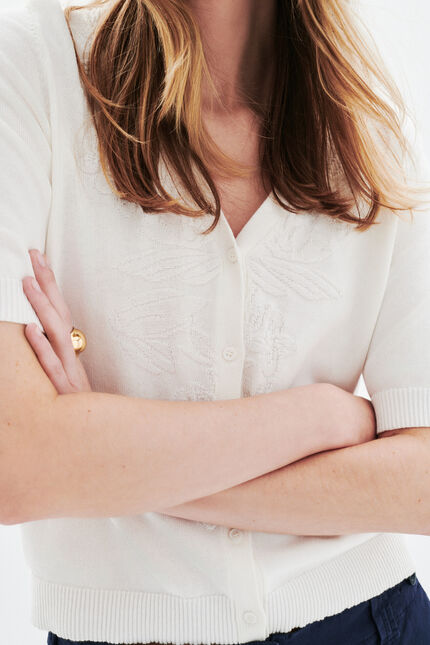 Pull Mirella blanc femme