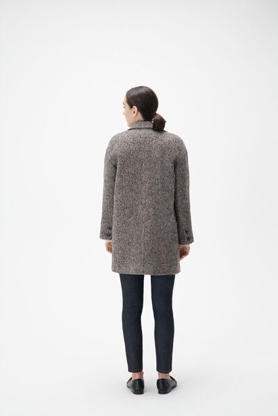 Jas Gathieu taupe vrouw