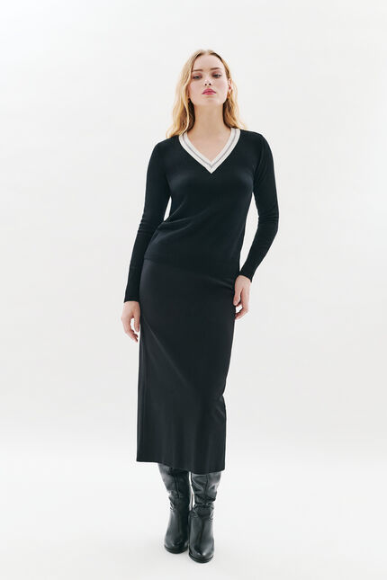 Jersey Manuela negro mujer