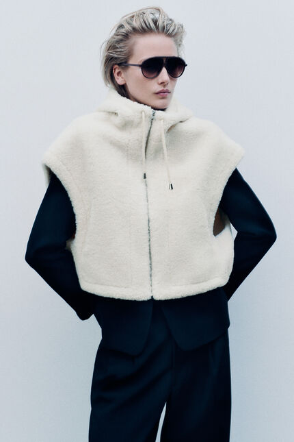 Manteau giboulee ivoire femme