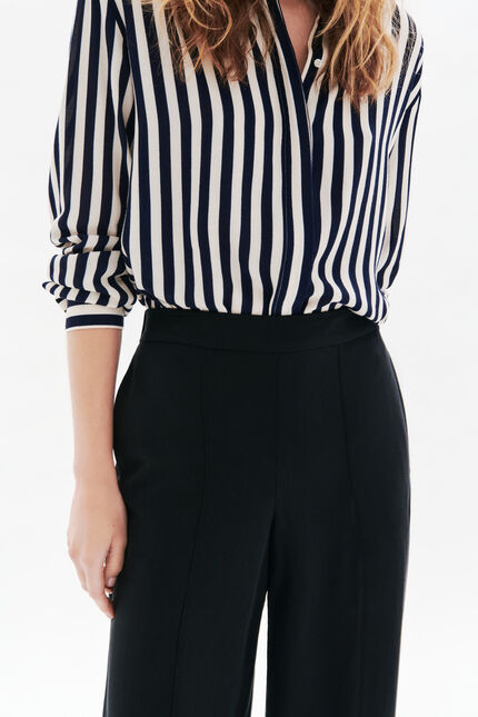 Pantalon palise noir femme