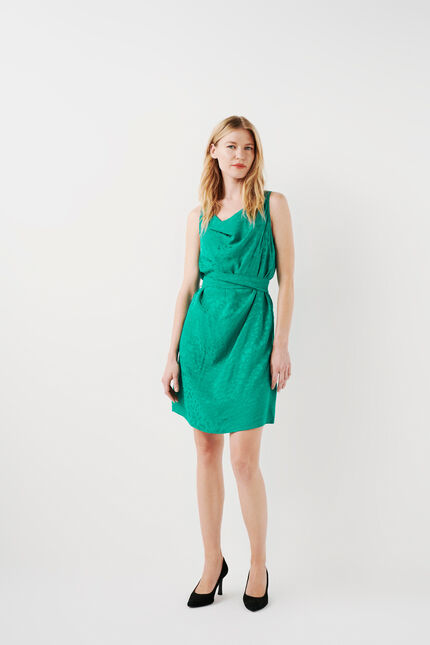 abito rlola verde smeraldo donna