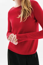 Mzoan 100% cashmere sweater red woman