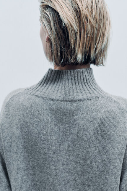 Pull Mgaspard made in Italy gris femme