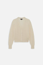 Mlamar Made in Italy vest ecru woman