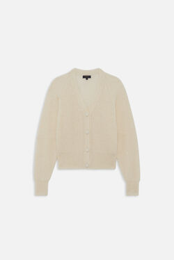Mlamar Made in Italy vest ecru woman