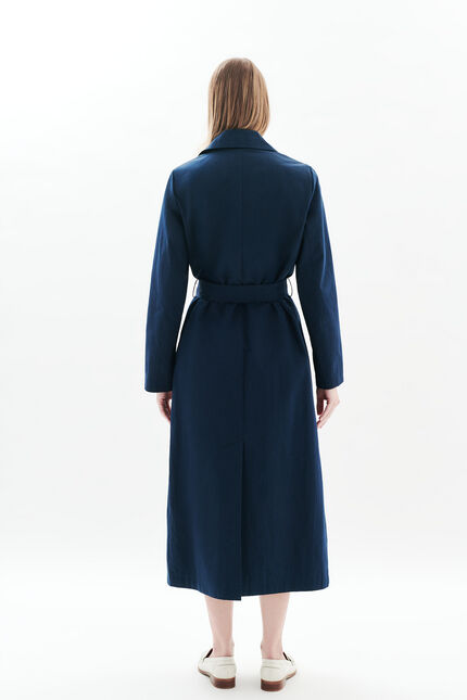 Trench Gelisolo bleu marine femme