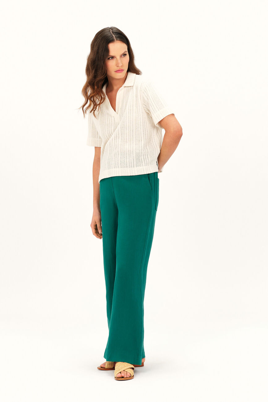 T-shirt tcraft creme femme