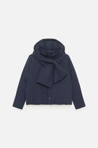 Goliam puffer jacket navy blue woman