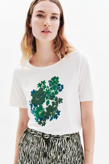 Camiseta Tdalia verde caqui mujer