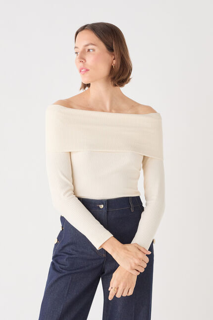 T-shirt Teresa naturfarben damen