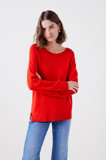Maglione dimitri arancio donna